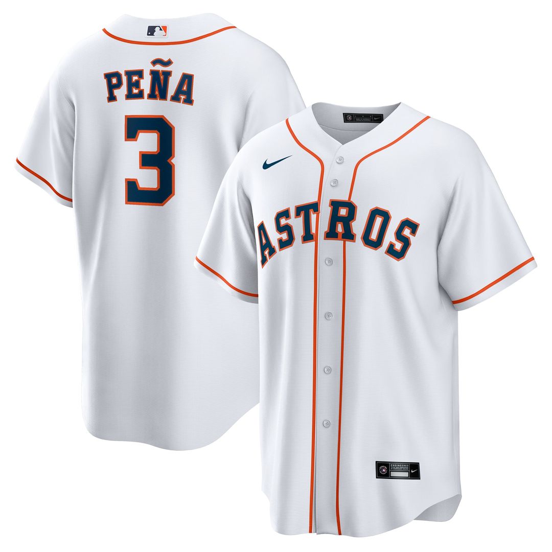 Jeremy Peña Houston Astros Home Replica Jersey - White