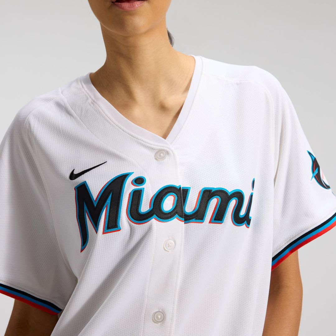 Sandy Alcantara Miami Marlins Women's Home Limited Player Jersey - White