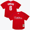 Ryan Howard Philadelphia Phillies Big & Tall Cooperstown Mesh Batting Practice Jersey - Red