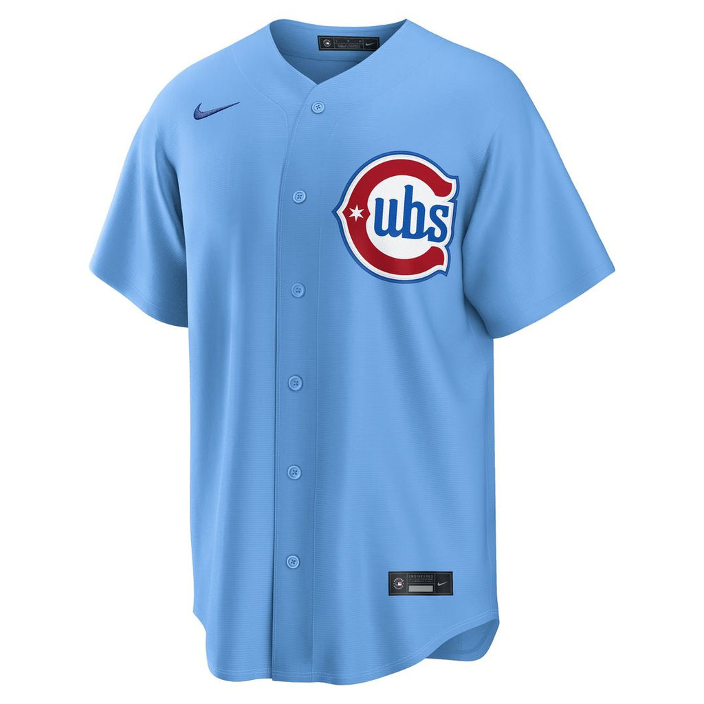 Pete Crow - Armstrong Chicago Cubs Alternate Replica Jersey - Light Blue