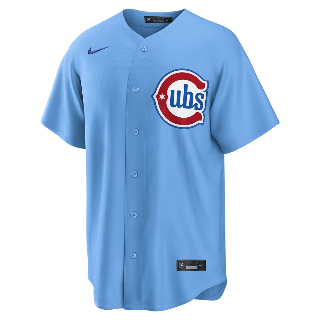 Pete Crow - Armstrong Chicago Cubs Alternate Replica Jersey - Light Blue