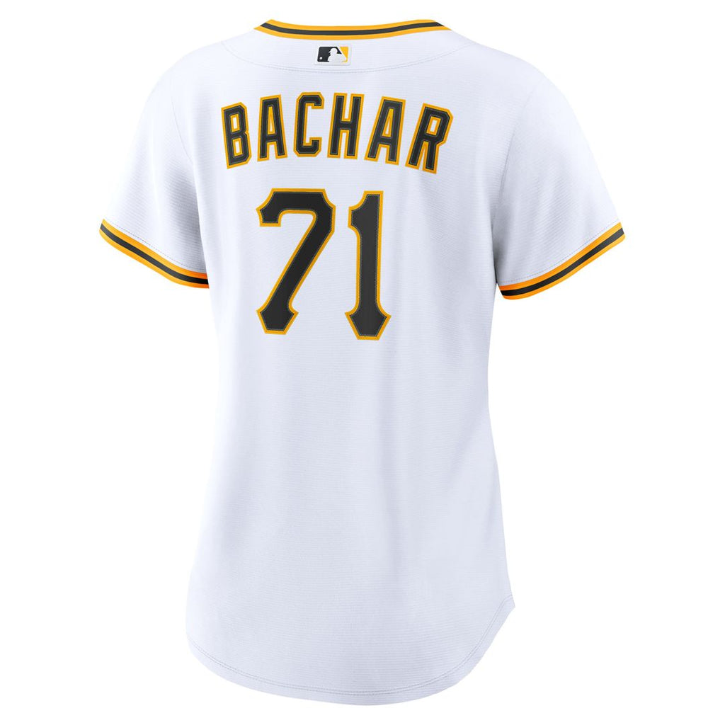 Lake Bachar Pittsburgh Pirates Women's Home Replica Jersey - White