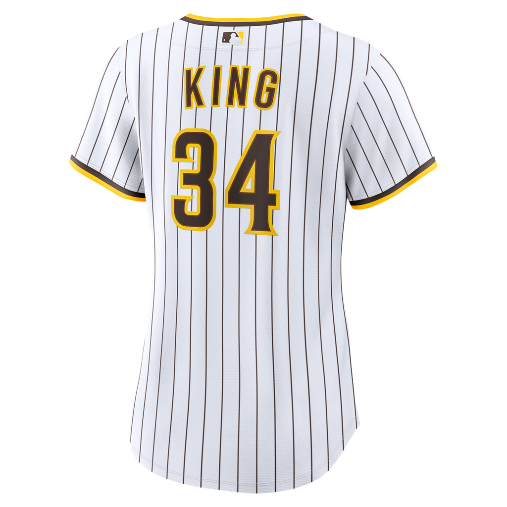 Michael King San Diego Padres Women's Home Replica Jersey - White