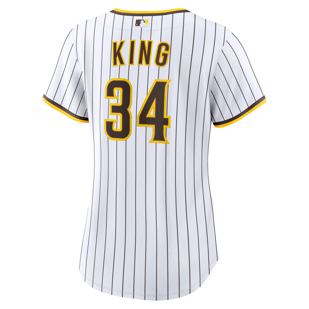 Michael King San Diego Padres Women's Home Replica Jersey - White