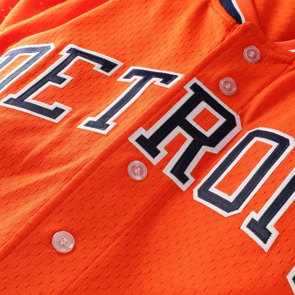 Kirk Gibson Detroit Tigers Cooperstown Collection Mesh Batting Practice Button - Up Jersey - Orange