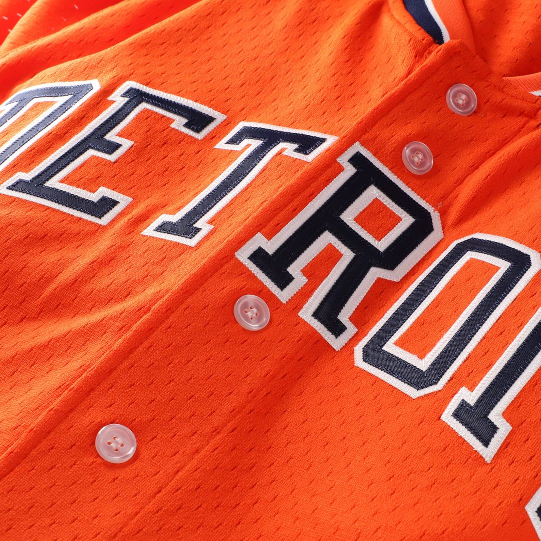 Kirk Gibson Detroit Tigers Cooperstown Collection Mesh Batting Practice Button - Up Jersey - Orange