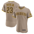 Fernando Tatis Jr. San Diego Padres Alternate Authentic Sponsor Patch Jersey - Sand