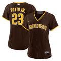 Fernando Tatís Jr. San Diego Padres Women's Road Replica Player Jersey - Brown