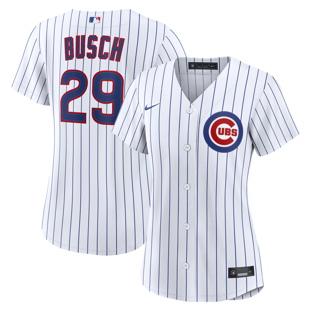 Michael Busch Chicago Cubs Women's Home Replica Jersey - White