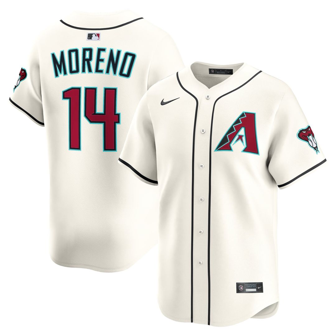 Gabriel Moreno Arizona Diamondbacks Home Limited Player Jersey - Cream