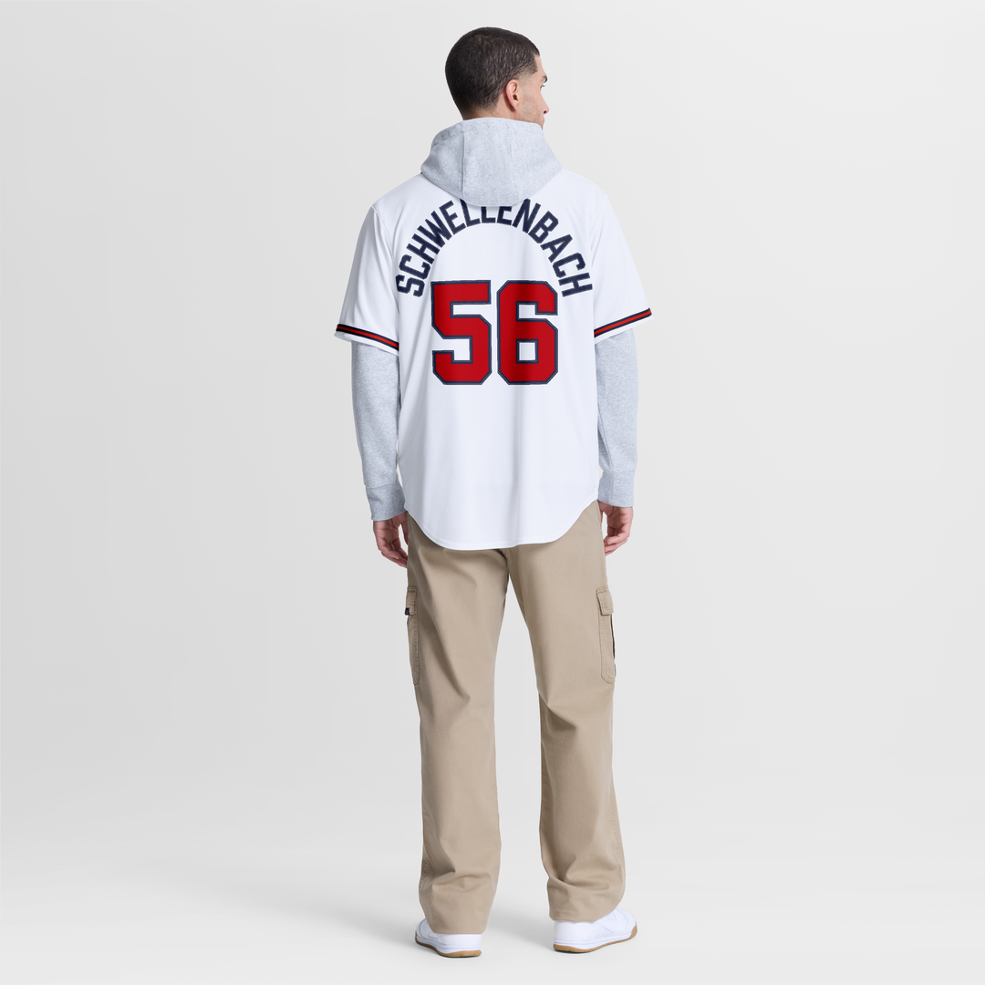Spencer Schwellenbach Atlanta Braves Home Replica Jersey - White
