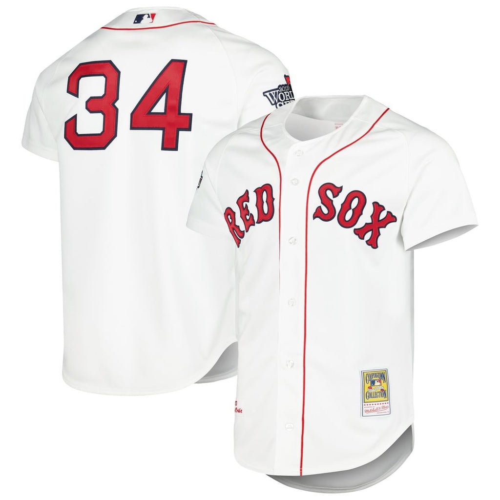 David Ortiz Boston Red Sox Cooperstown Collection Authentic Jersey - White