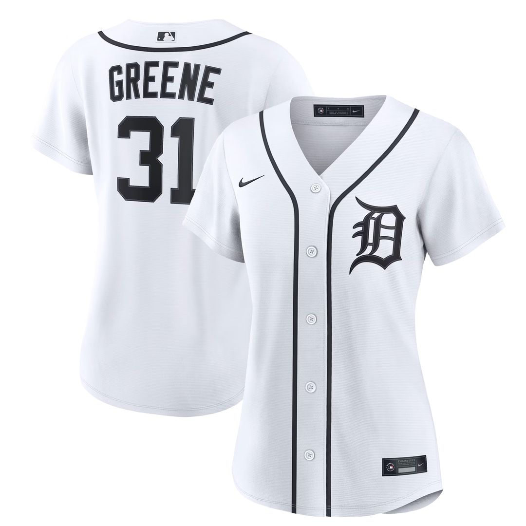 Riley Greene Detroit Tigers Women's Home Replica Jersey - White