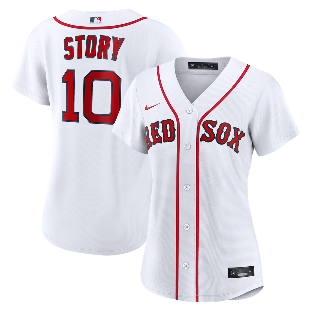 Trevor Story Boston Red Sox Women's Home Replica Jersey - White