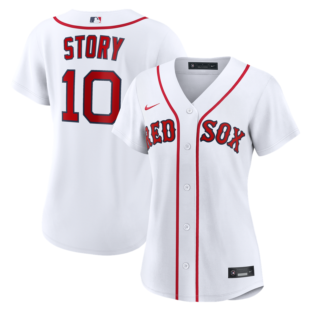 Trevor Story Boston Red Sox Women's Home Replica Jersey - White