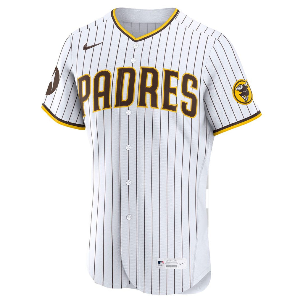 Fernando Tatis Jr. San Diego Padres Home Authentic Sponsor Patch Jersey - White