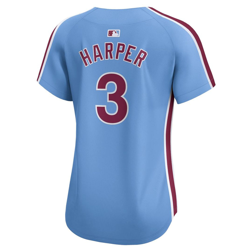 Bryce Harper Philadelphia Phillies Women's Alternate Limited Player Jersey - Light Blue