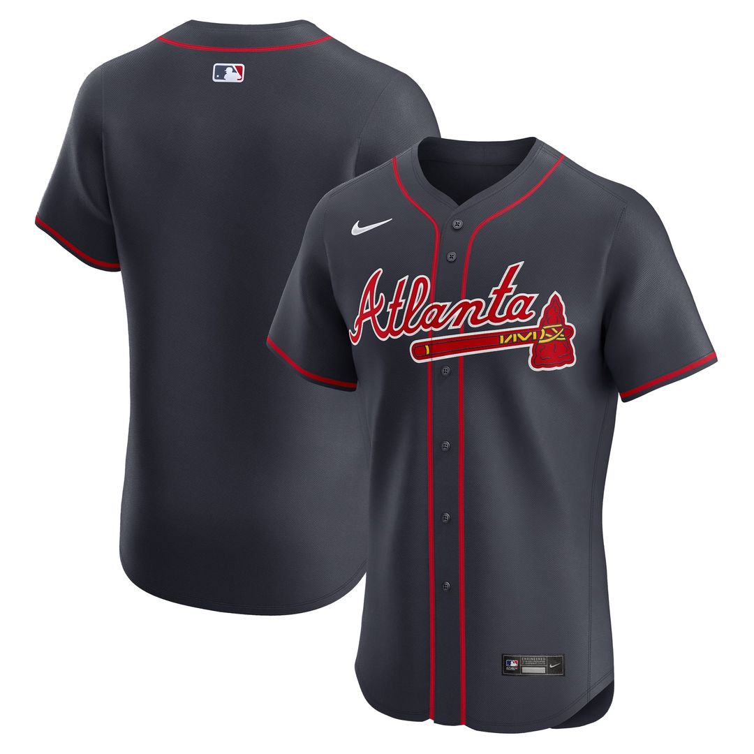 Atlanta Braves Home Elite Jersey - White