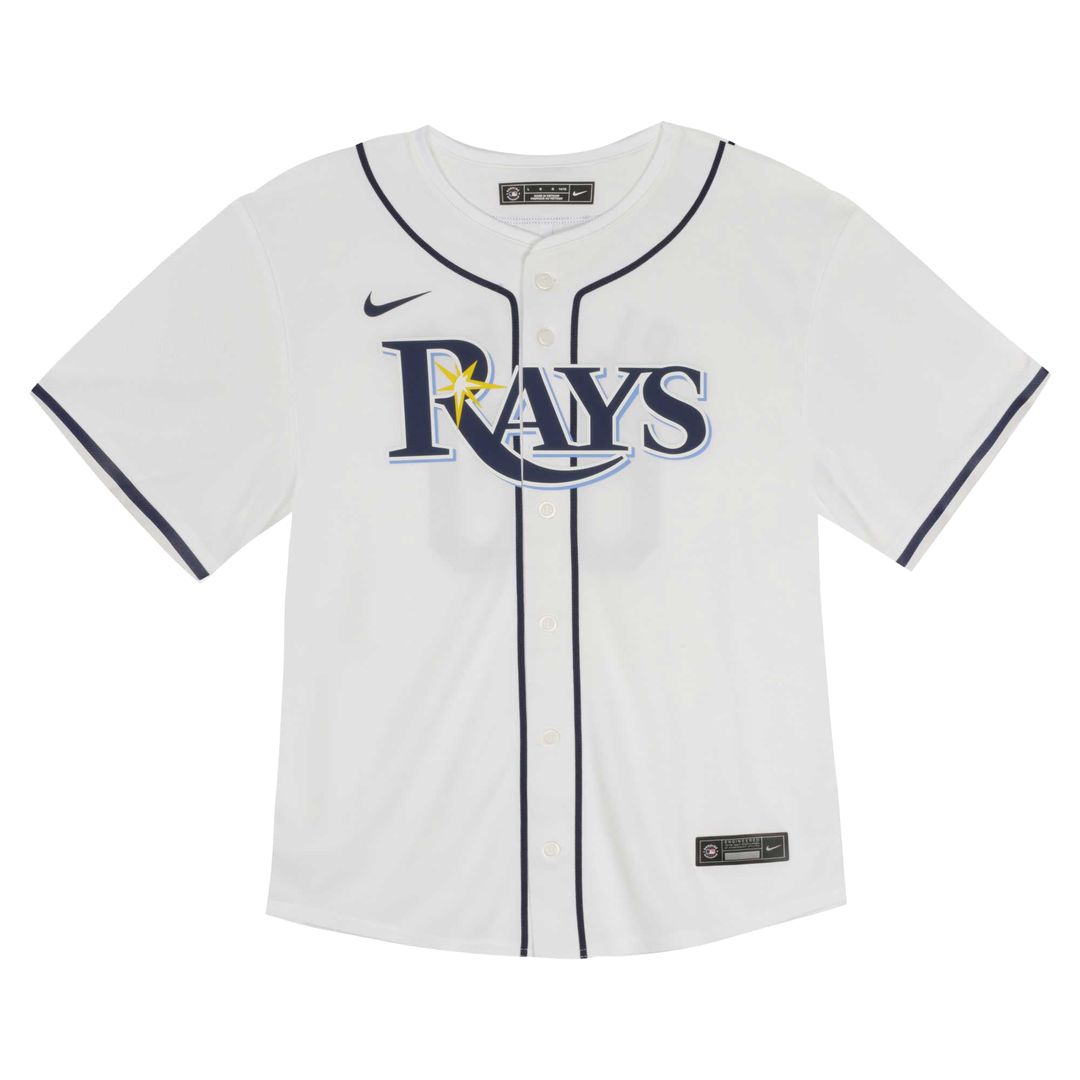Tampa Bay Rays Youth Home Game Jersey - White