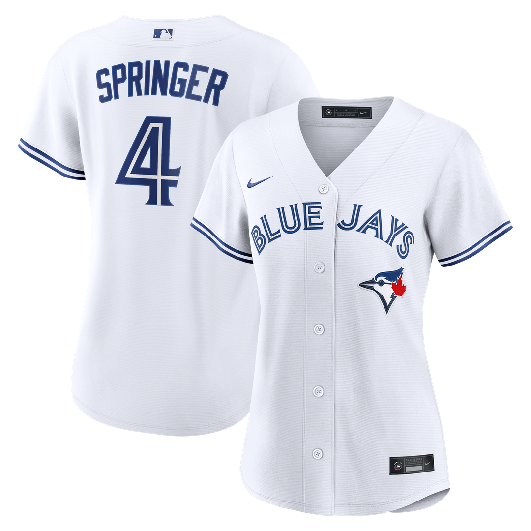 George Springer Toronto Blue Jays Women's Home Replica Jersey - White