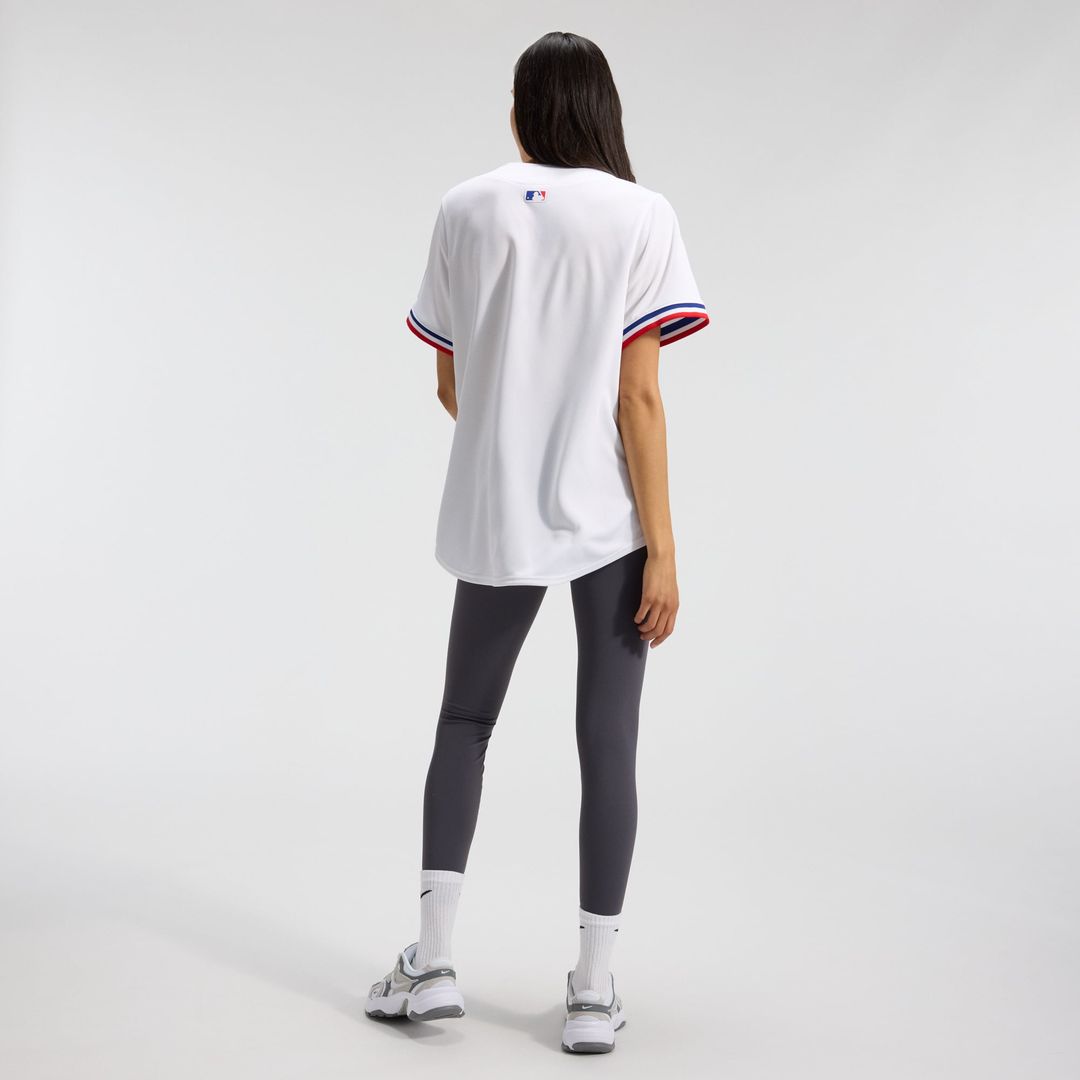 Texas Rangers Women's Home Limited Jersey - White