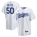 Mookie Betts Los Angeles Dodgers Home Replica Jersey - White