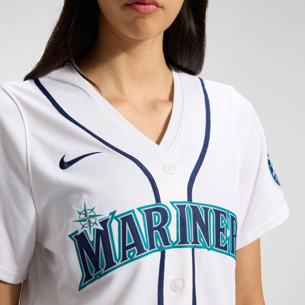 Cal Raleigh Seattle Mariners Women's Home Limited Player Jersey - White