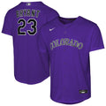 Kris Bryant Colorado Rockies Youth Alternate Replica Jersey - Purple