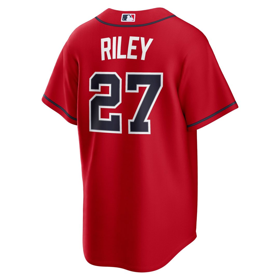 Austin Riley Atlanta Braves Alternate 2 Replica Jersey - Red