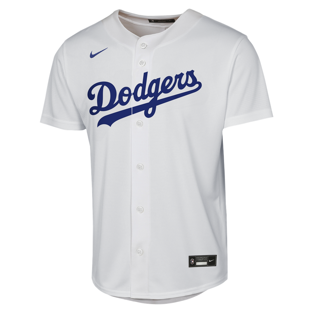 Enrique Hernández Los Angeles Dodgers Youth Home Baseline Jersey - White
