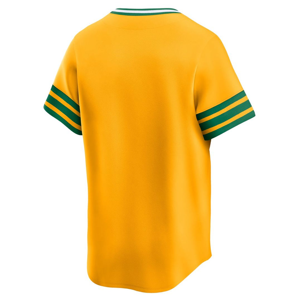 Athletics Cooperstown Collection Limited Jersey - Gold