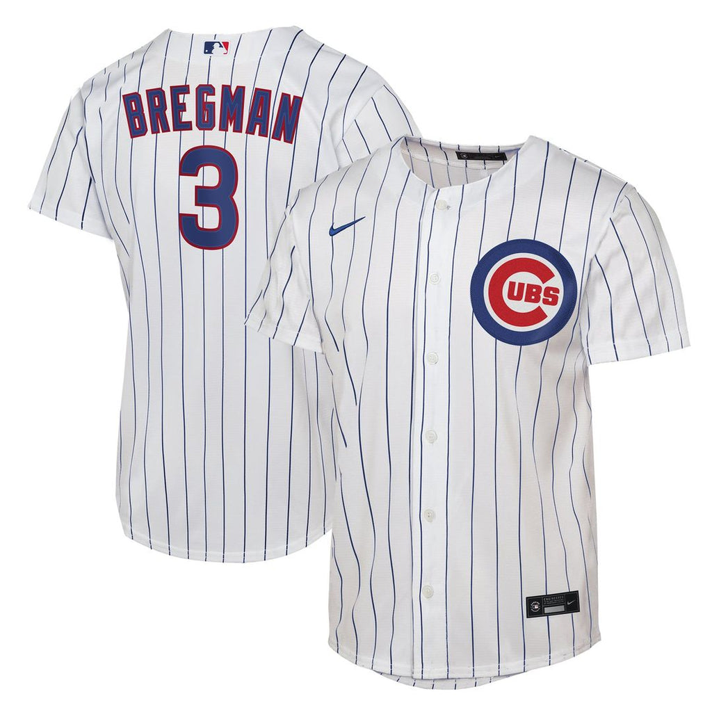 Alex Bregman Chicago Cubs Youth Home Replica Jersey - White