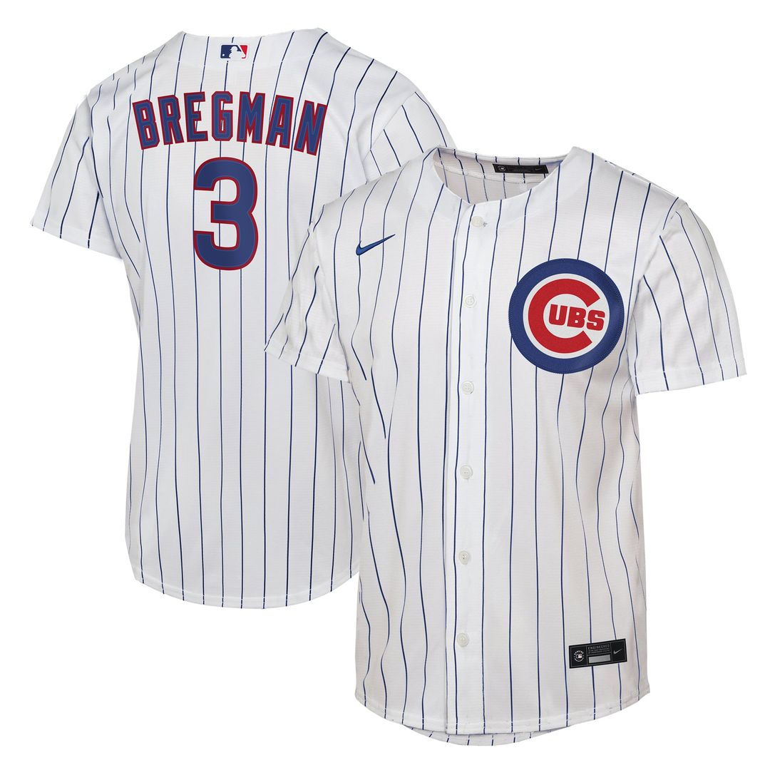 Alex Bregman Chicago Cubs Youth Home Replica Jersey - White