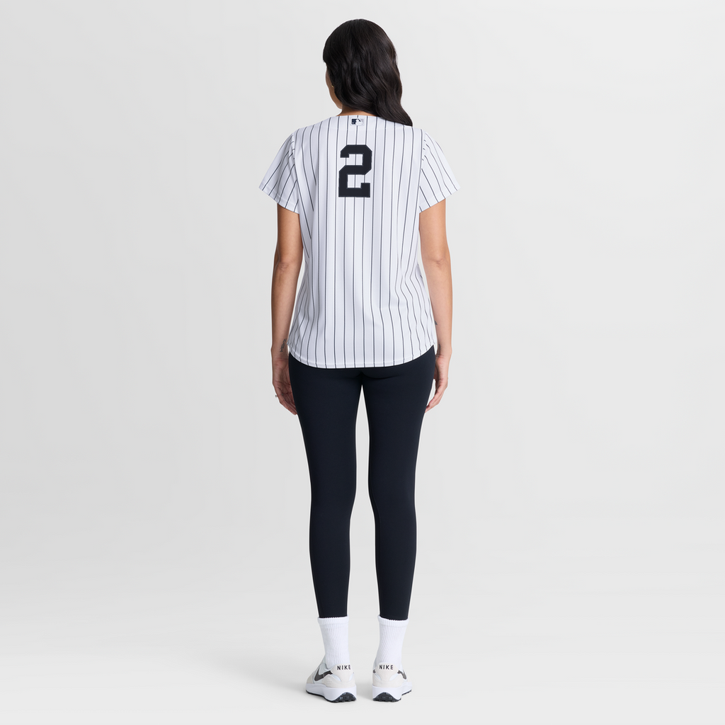 Derek Jeter New York Yankees Women's Home Retired Replica Jersey - White