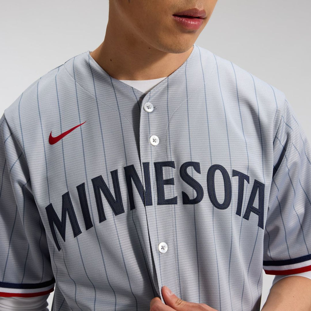 Minnesota Twins Road Replica Team Jersey - Gray