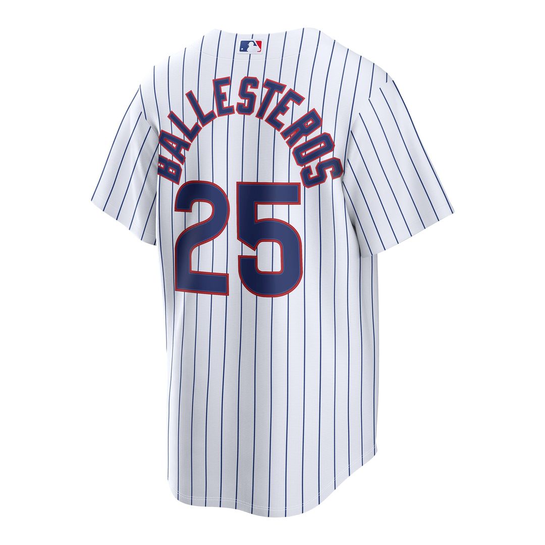 Moisés Ballesteros Chicago Cubs Home Replica Jersey - White