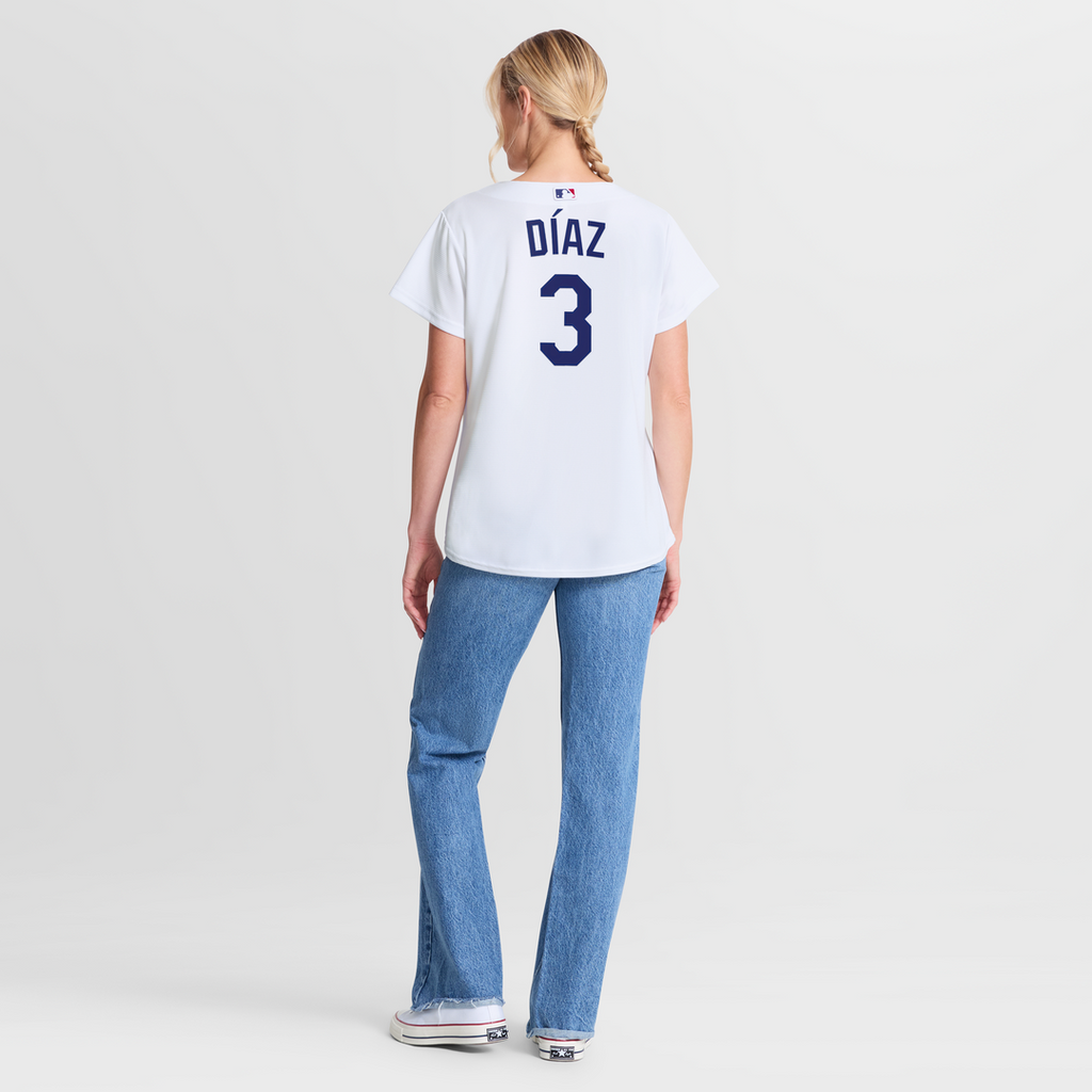 Edwin Díaz Los Angeles Dodgers Women's Home Replica Jersey - White