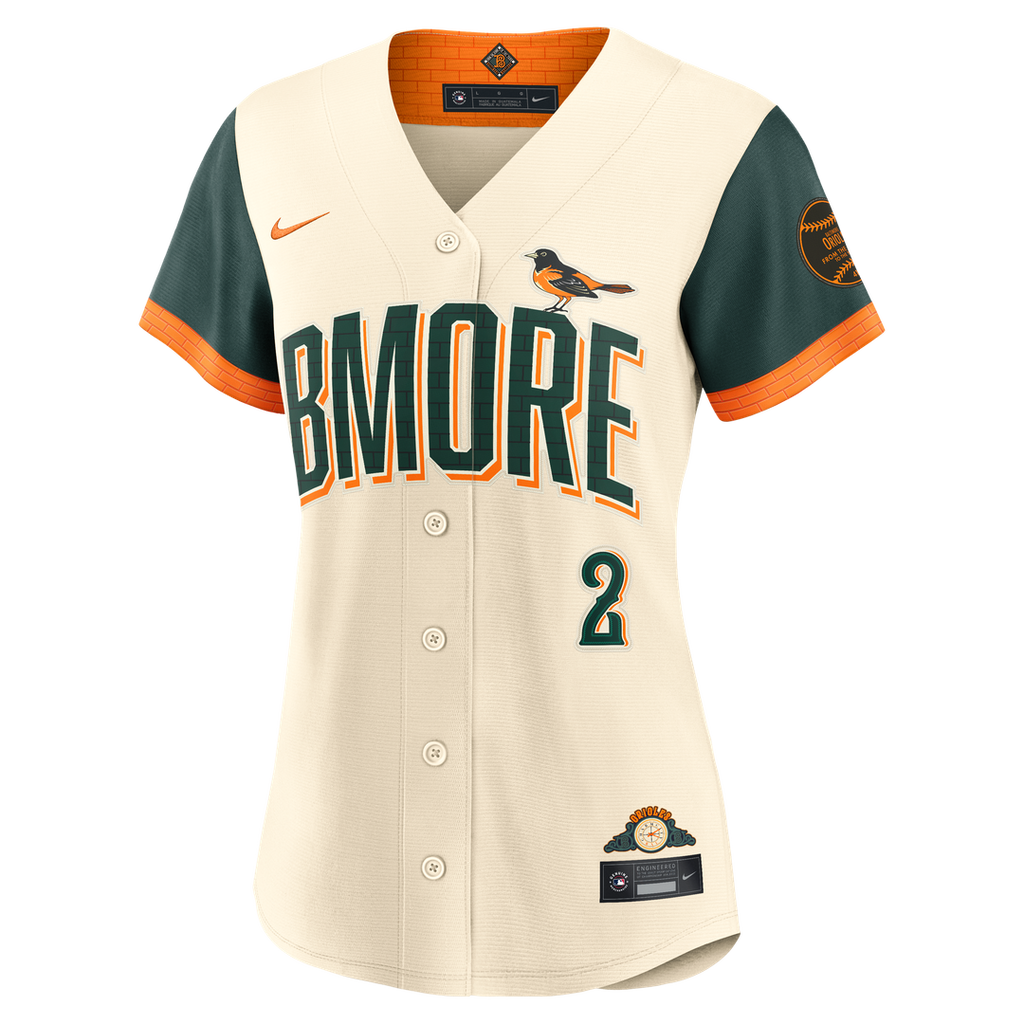 Gunnar Henderson Baltimore Orioles Women's 2026 City Connect Stadium Jersey - Cream