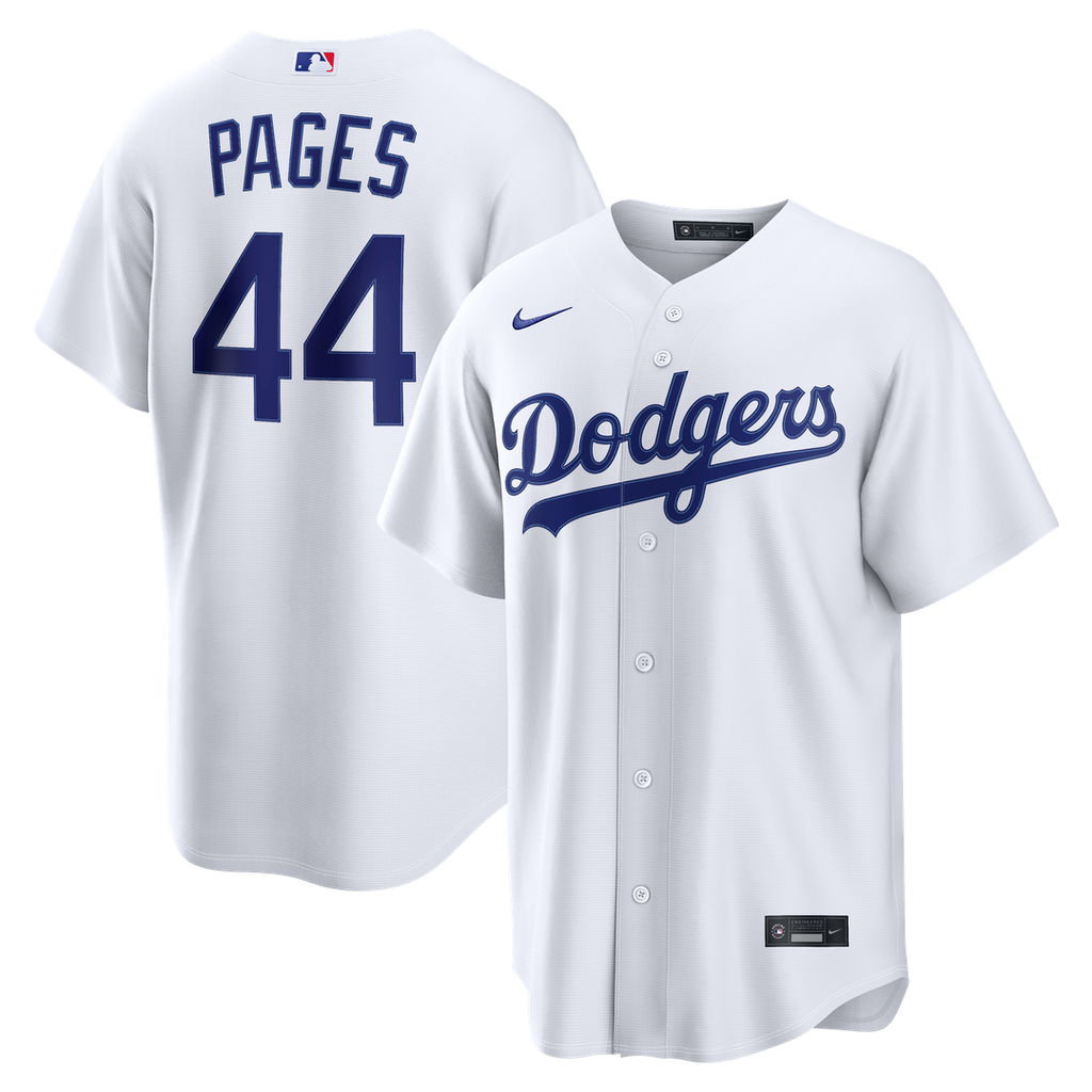 Andy Pages Los Angeles Dodgers Home Replica Jersey - White
