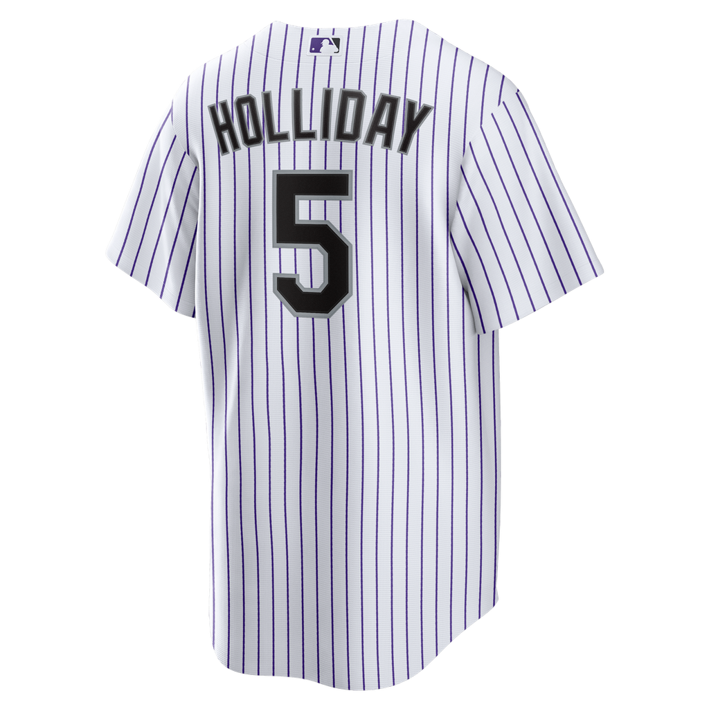 Matt Holliday Colorado Rockies Home Retired Player Replica Jersey - White