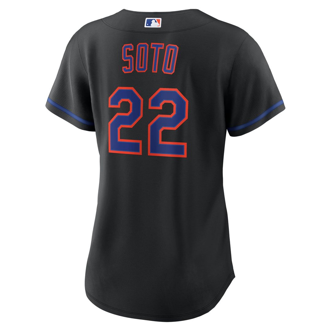 Juan Soto New York Mets Women's Alternate Replica Jersey - Black
