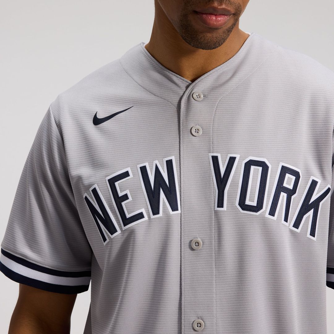Anthony Volpe New York Yankees Road Replica Jersey - Gray
