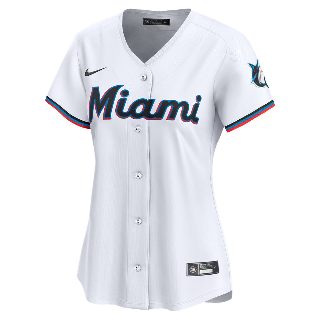 Sandy Alcantara Miami Marlins Women's Home Limited Player Jersey - White