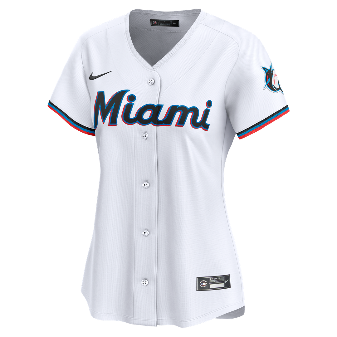 Sandy Alcantara Miami Marlins Women's Home Limited Player Jersey - White