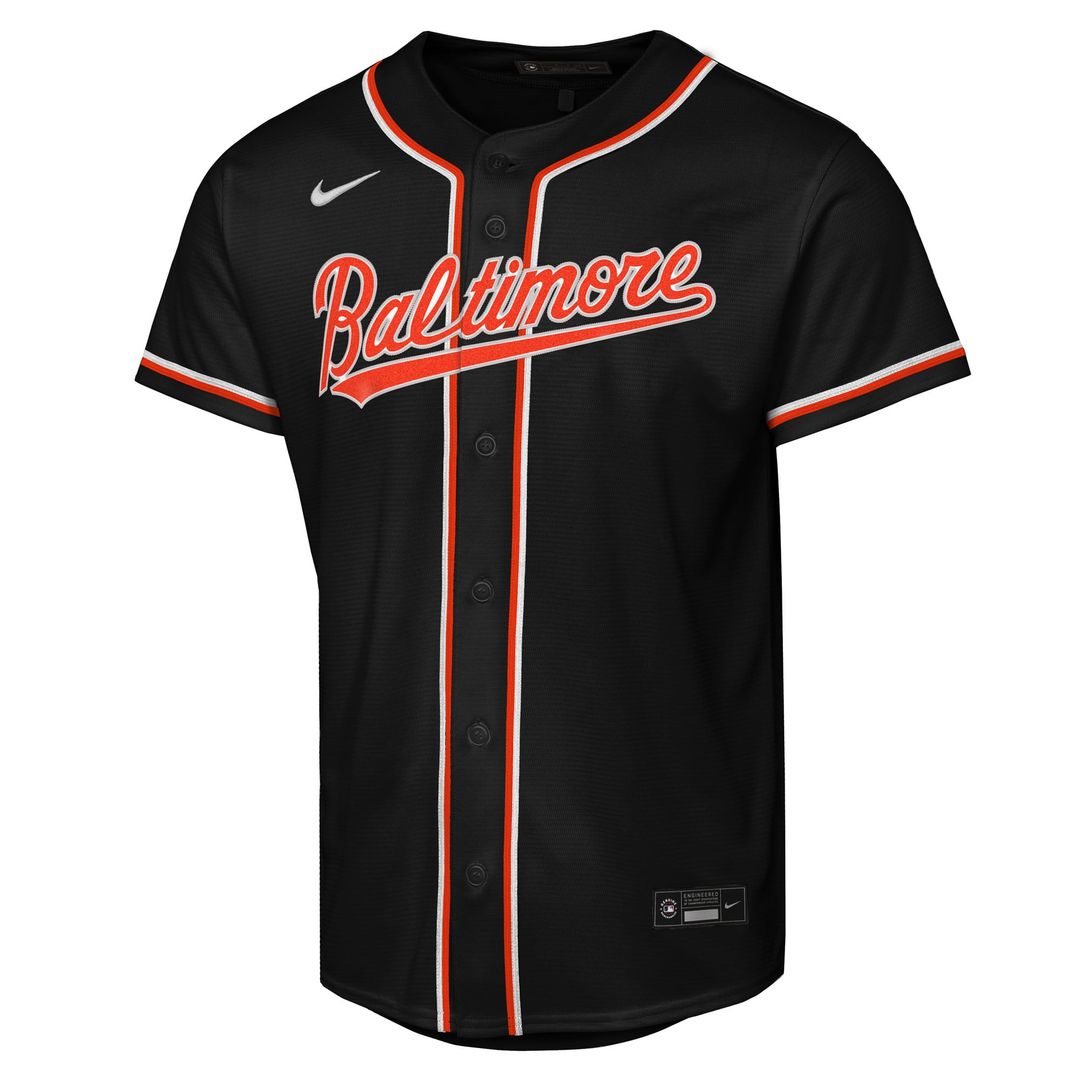 Jackson Holliday Baltimore Orioles Youth Fashion Replica Player Jersey - Black