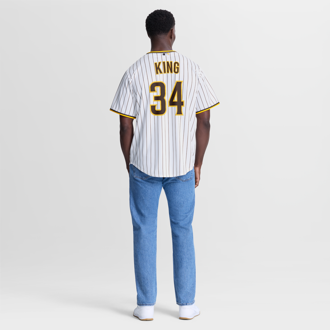 Michael King San Diego Padres Home Replica Jersey - White