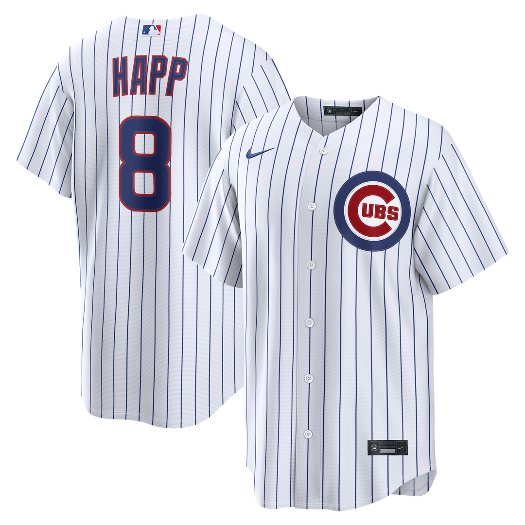 Ian Happ Chicago Cubs Home Replica Jersey - White