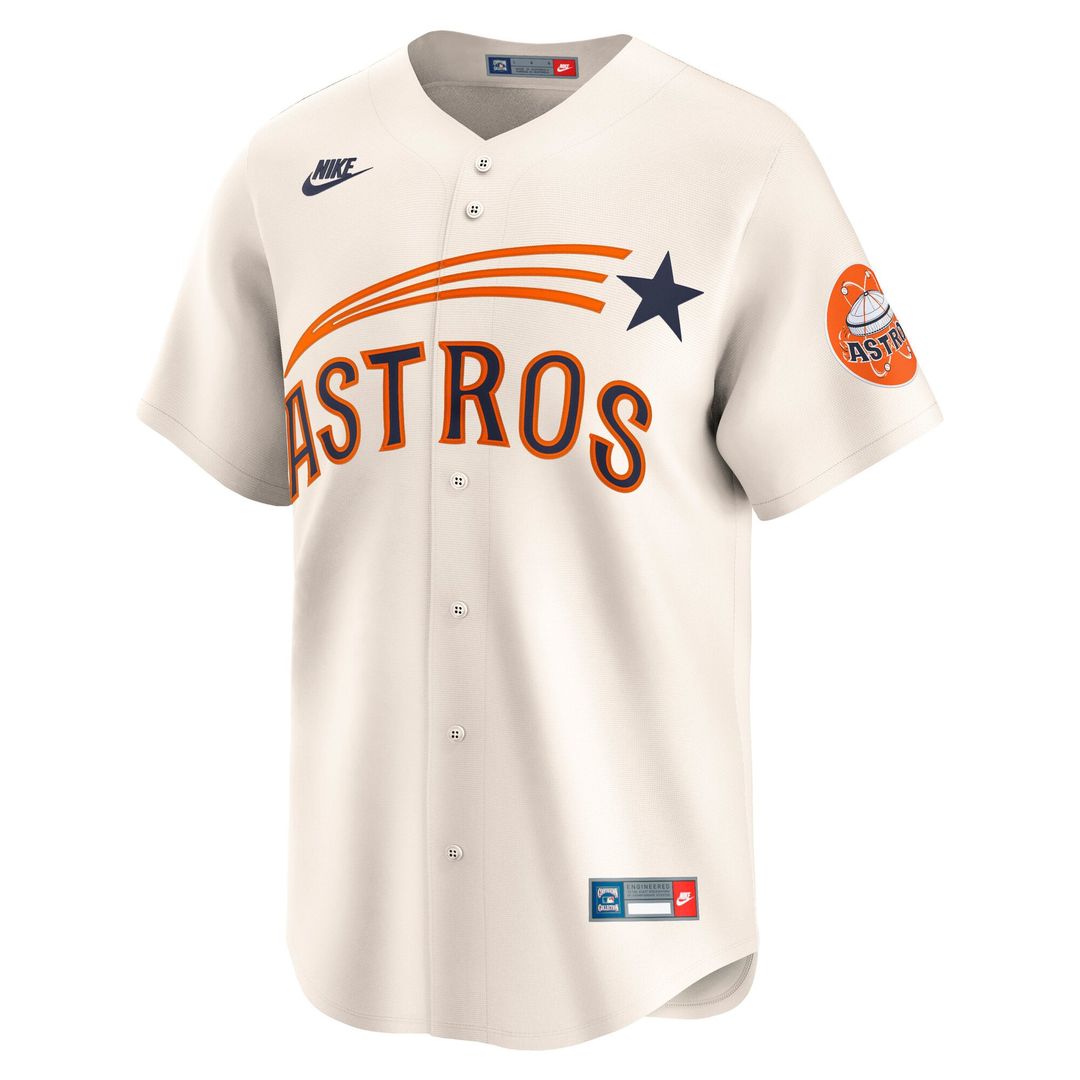 Houston Astros Cooperstown Collection Limited Jersey - Cream