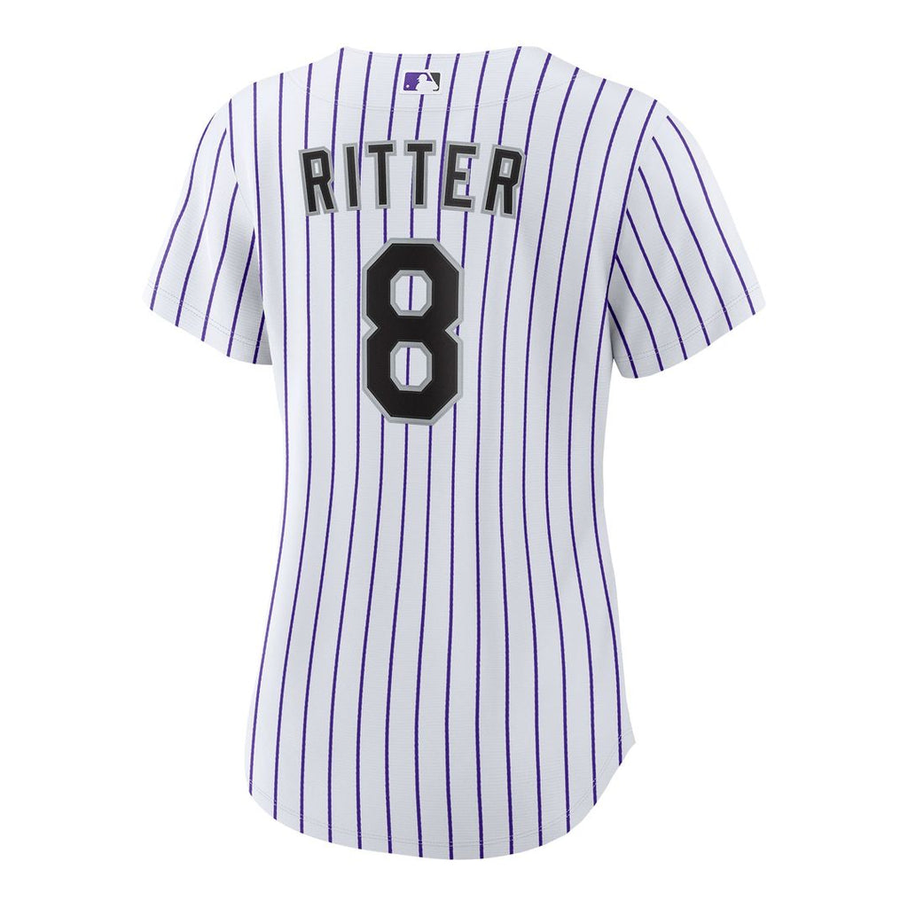 Ryan Ritter Colorado Rockies Women's Home Replica Jersey - White