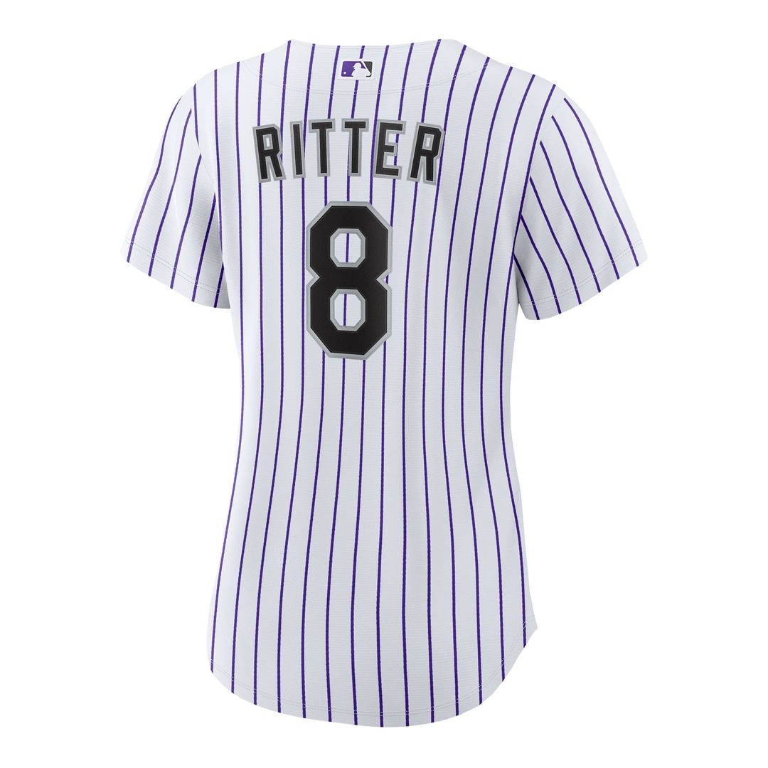 Ryan Ritter Colorado Rockies Women's Home Replica Jersey - White